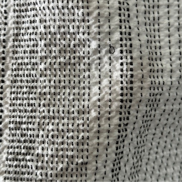 Habitat clothes to live in size small button down shirt white black spots - Picture 5 of 10